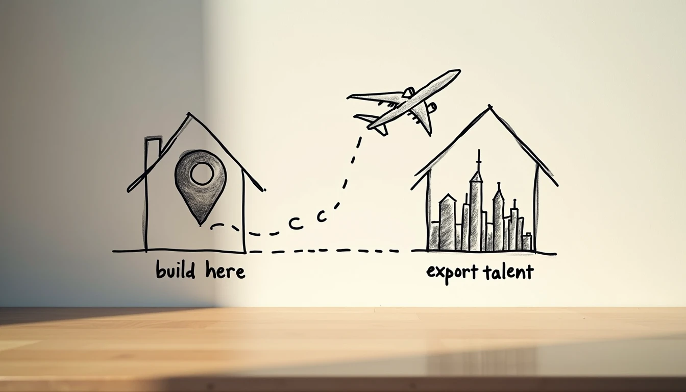 Two diagrams house with gear versus house with airplane