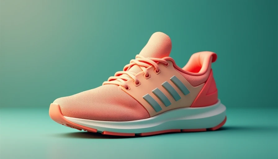 Visual context for peach new balance